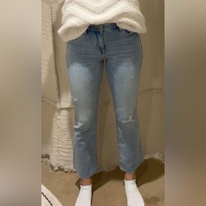 Pistola Lennon Crop kick flare jeans